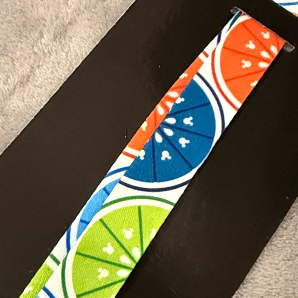Mickey Mouse Orange Lanyard - Picture 2 of 3
